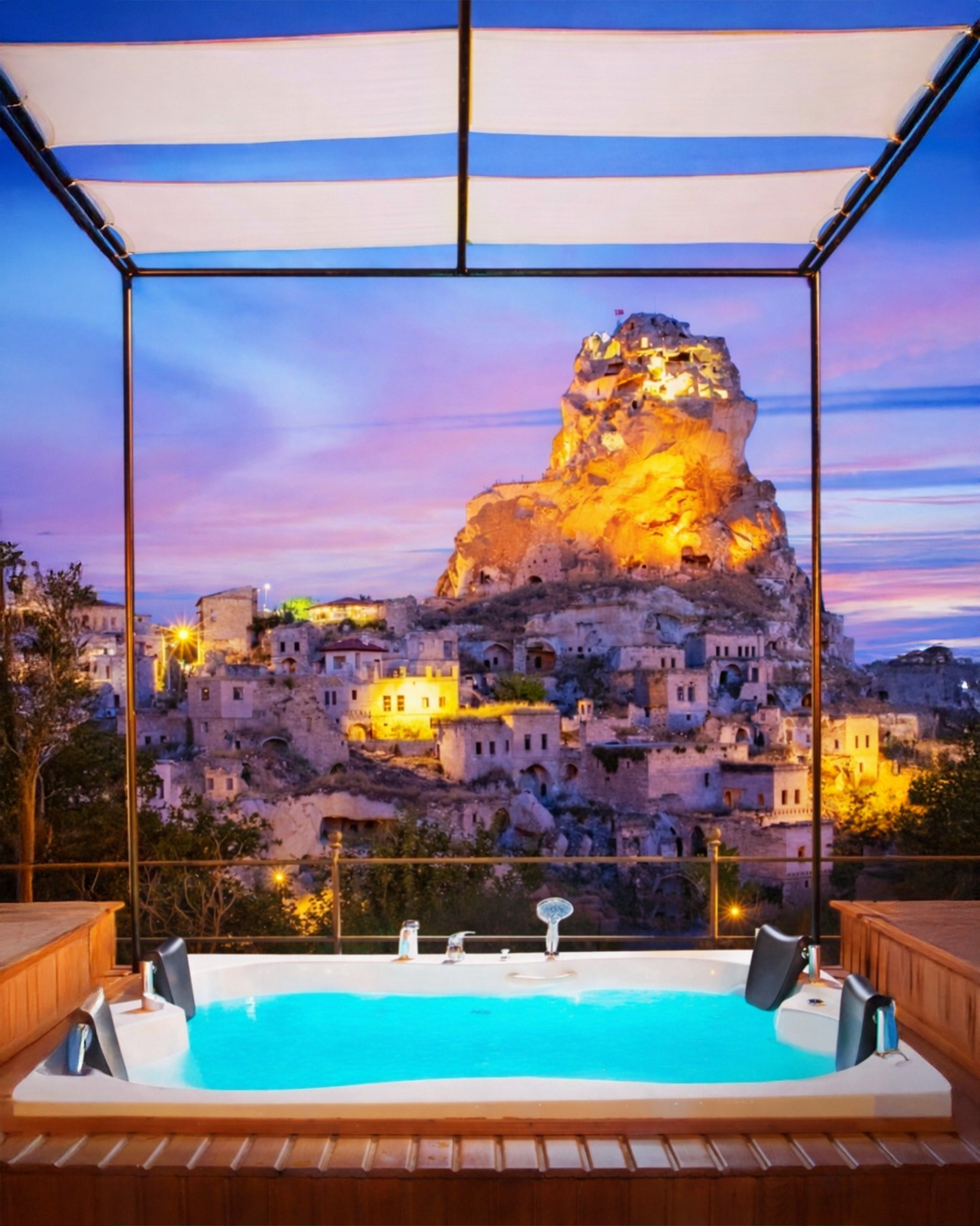 Kapadokya tatili için havuzlu odalar ve özel deneyimler için rezervasyonlar