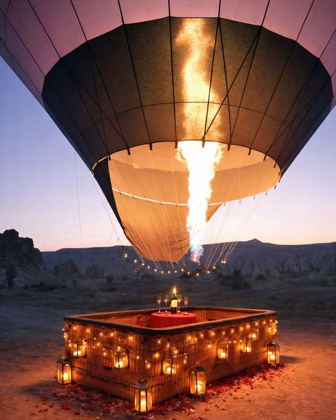 Kapadokya tatilinde balon turu ve romantik deneyimler için rezervasyon imkanı